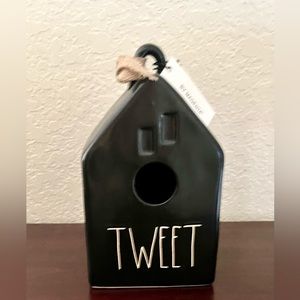 Rae Dunn TWEET Birdhouse Black🖤🐦‍⬛